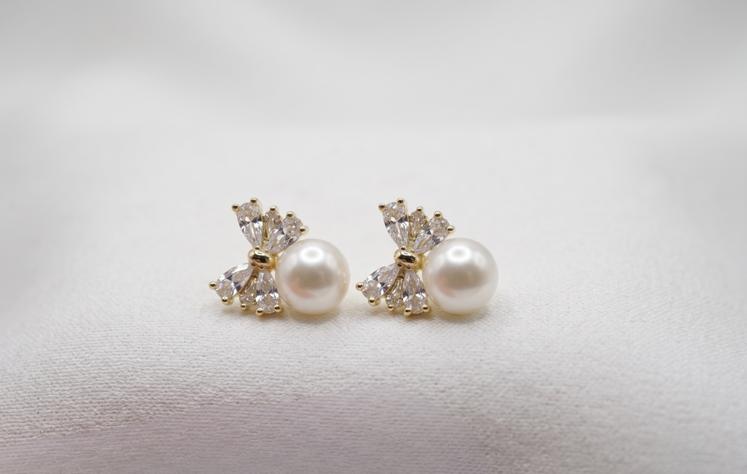 Aretes Lazo de Perla