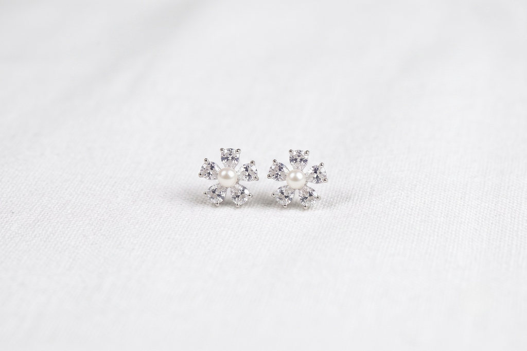 Aretes Destello Perla
