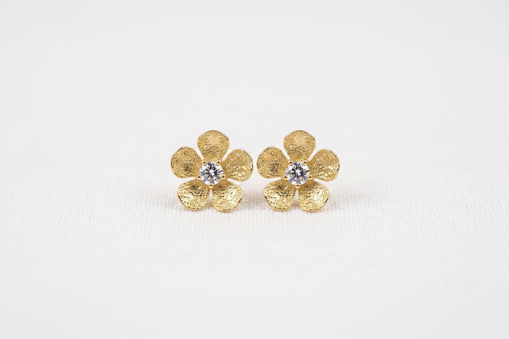 Aretes Pétalos de Sol