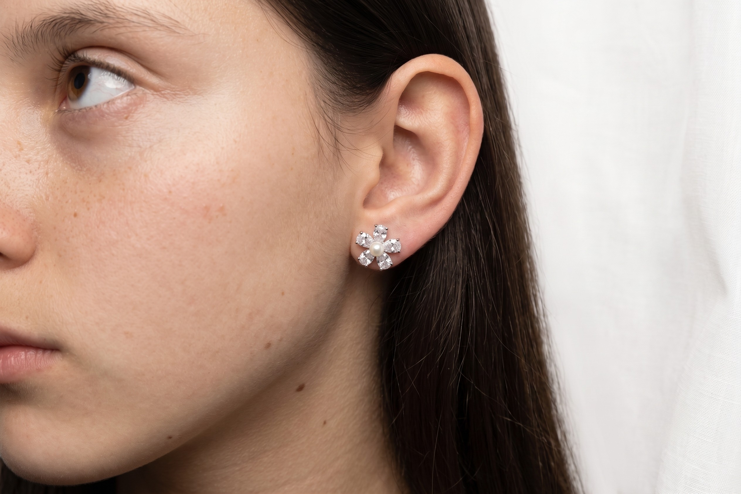 Aretes Destello Perla