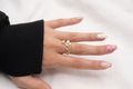 Anillo Hojas de Luz