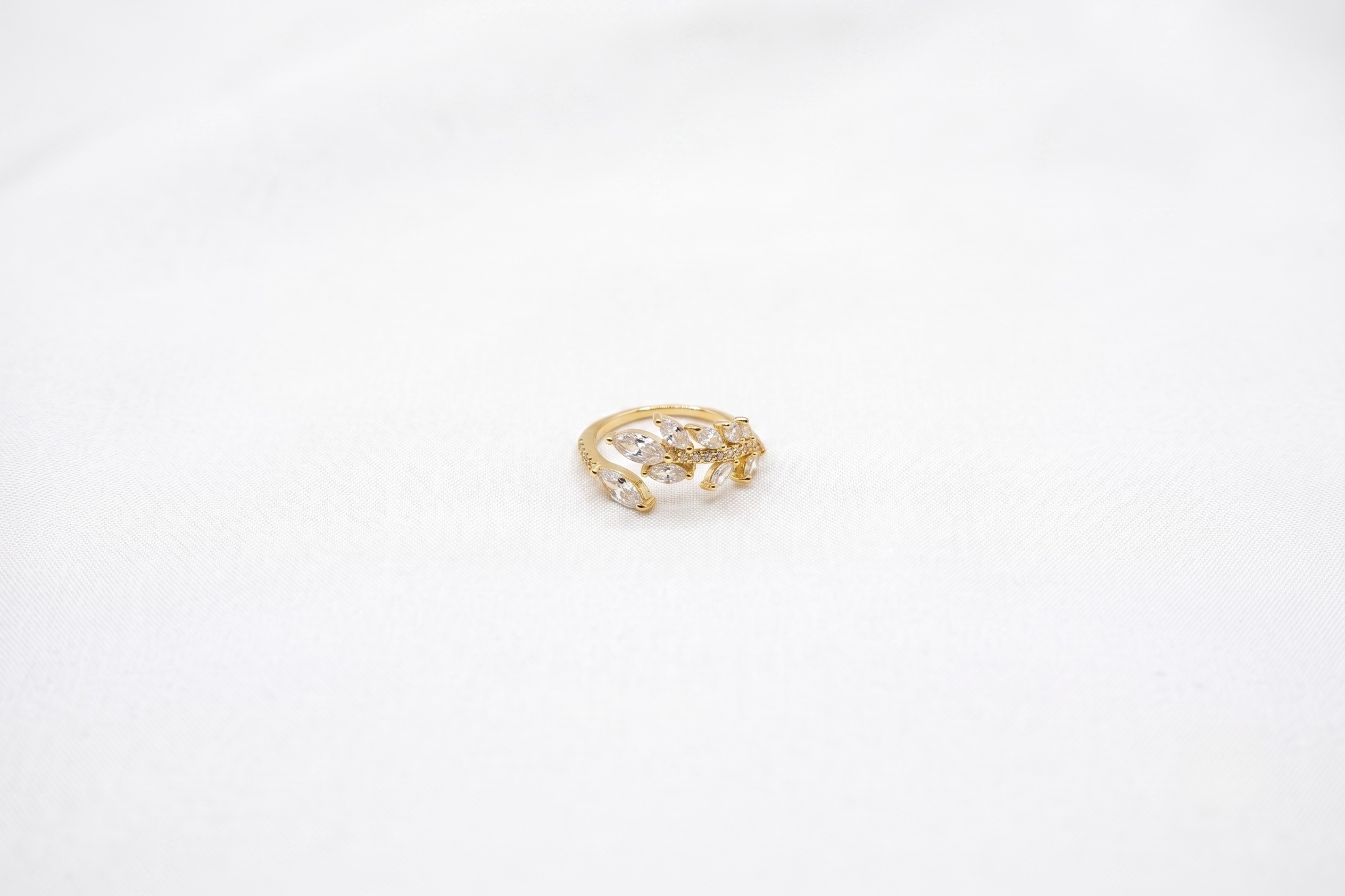 Anillo Hojas de Luz