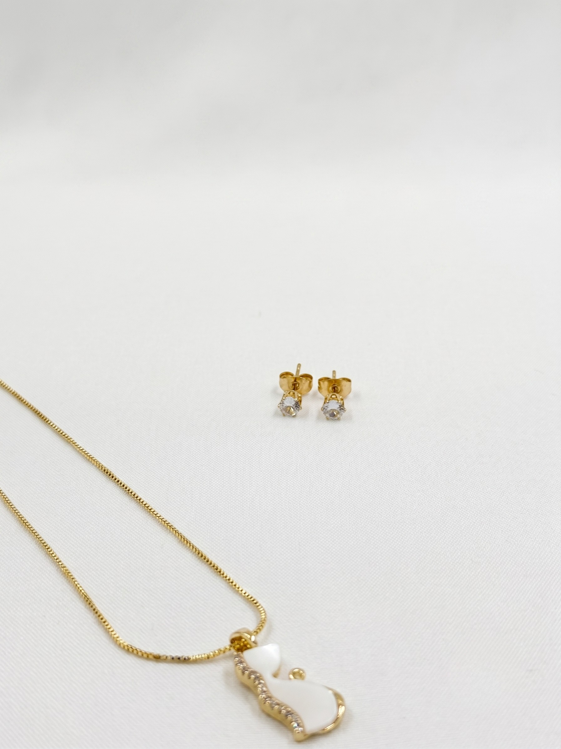 Set Gatito Blanco