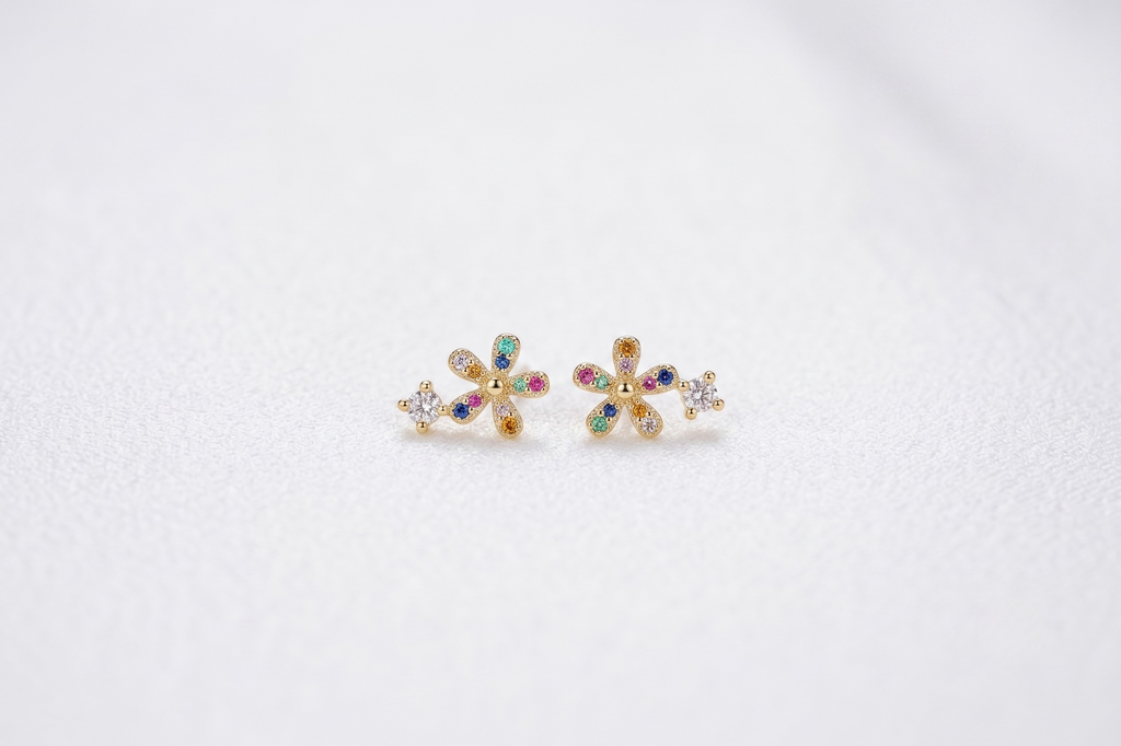 Aretes Color Boucles