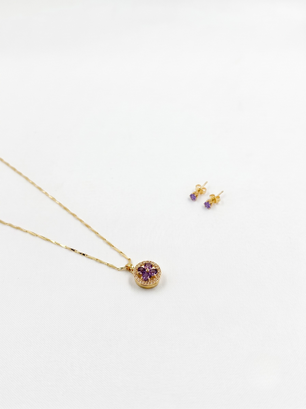 Set Flor de Amatista